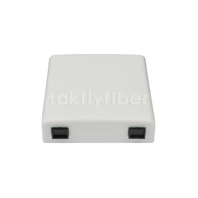 86 ชนิด FTTH Faceplate Box SC APC SC UPC 2 Port Fiber Optic Wall Outlet