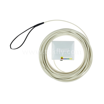 4 วิธีไฟเบอร์ออปติก Pre Terminated Outlet Kit FTTH Round Drop Cable พร้อมเต้ารับติดผนัง