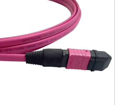 MPO MTP เครื่องเชื่อมเซรามิกซิรคอนยา ขนาด 3.0mm กว้างเคเบิล -40.C ถึง 85.C PVC/LSZH Jacket ความยาว 20m