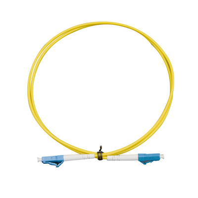 สีฟ้า/สีเบจ สายพริชคอร์ดไฟเบอร์ออปติก ประเภทการเคลือบ ≤0.3dB การสูญเสียการใส่ กว้างเส้นใย 9/125um