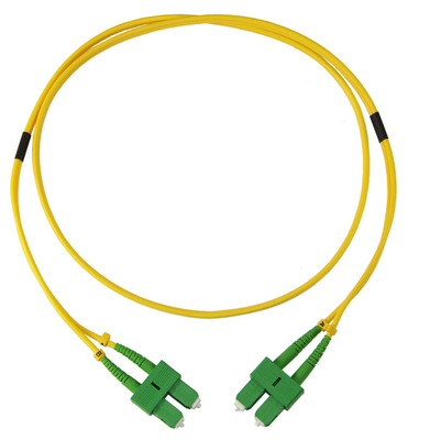 สายเคเบิลปาทช์ไฟเบอร์ออปติกเกรดโทรคมนาคม ด้วย PVC/LSZH Jacket กว้าง 3.0mm และสูญเสียการใส่ต่ํา