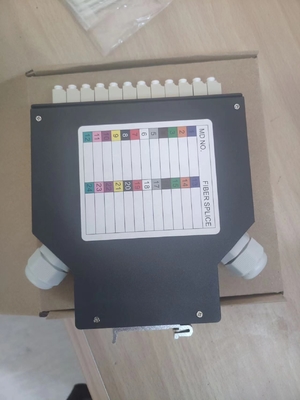 อลูมิเนียม DIN รถไฟฟ้าติดตั้ง LC/Sc Sx/Dx สายไฟเบอร์ออปติก โทรศัพท์กล่องการติดตั้งง่าย