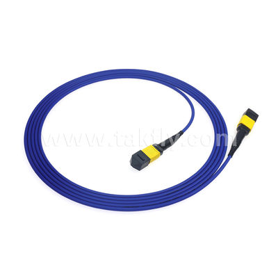 MPO/MTP Patchcord แบรนด์ทรังเคเบิล SM/MM Jumper ไฟเบอร์ออปติกสําหรับศูนย์ข้อมูล AI FTTX Telecom