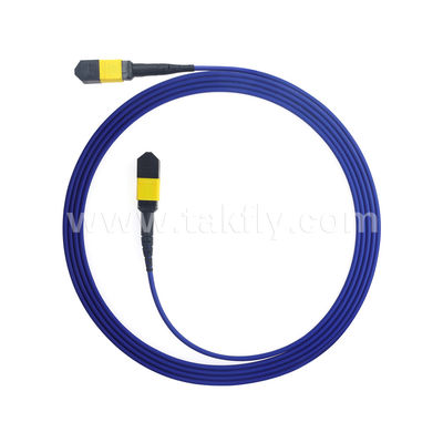 MPO/MTP Patchcord แบรนด์ทรังเคเบิล SM/MM Jumper ไฟเบอร์ออปติกสําหรับศูนย์ข้อมูล AI FTTX Telecom