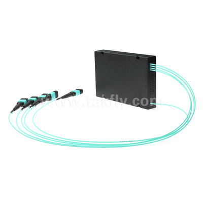 ไฟเบอร์ออปติกเคเบิล MPO/MTP SM/MM PLC Splitter 1x4 สําหรับศูนย์ข้อมูล FTTX