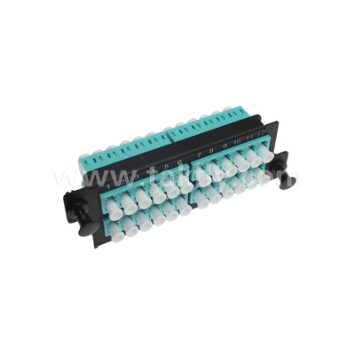 1U Rack Mount 24F MPO-LC MTP แพทช์พานีล ความหนาแน่นสูง 96F สําหรับศูนย์ข้อมูล