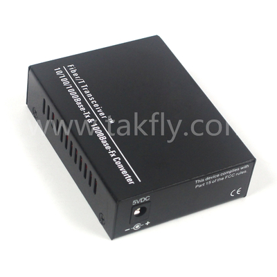 เครื่องแปลงสื่อไฟเบอร์ 10G ที่ไม่ถูกจัดการ พร้อมการเชื่อมต่อแบบ Full/Half Duplex และ ST/SC
