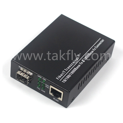 เครื่องแปลงสื่อไฟเบอร์ 10G ที่ไม่ถูกจัดการ พร้อมการเชื่อมต่อแบบ Full/Half Duplex และ ST/SC