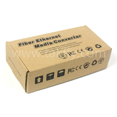 เครื่องแปลงสื่อไฟเบอร์ 10G ที่ไม่ถูกจัดการ พร้อมการเชื่อมต่อแบบ Full/Half Duplex และ ST/SC