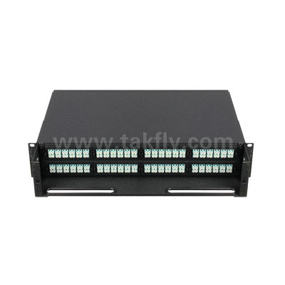 MPO/MTP การจัดการแพทช์แพเนล คาเซ็ตไฟเบอร์ออปติกสําหรับศูนย์ข้อมูล FTTX Telecom