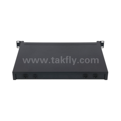 ไฟเบอร์ออปติก MPO คาเซ็ต MTP แพทช์แพนล์ อลูมิเนียมสกัด