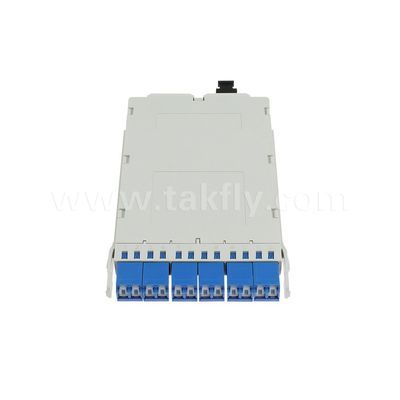 MPO Patch Panel MTP Cassette 144 Core ความหนาแน่นสูงสุด ไฟเบอร์ออปติกสําหรับศูนย์ข้อมูล FTTX