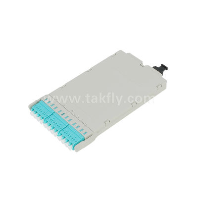 MPO Patch Panel MTP Cassette 144 Core ความหนาแน่นสูงสุด ไฟเบอร์ออปติกสําหรับศูนย์ข้อมูล FTTX