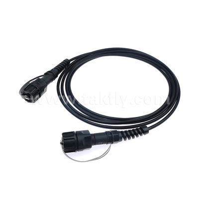 MPO/MTP Patch Cord กระดานกระดานกันน้ํา ODVA-MPO/MTP SM/MM Jumper สําหรับศูนย์ข้อมูล FTTX