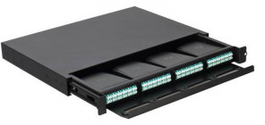 1U/2U MTP/MPO คาเซ็ท แพนเอลการจัดการสําหรับศูนย์ข้อมูล