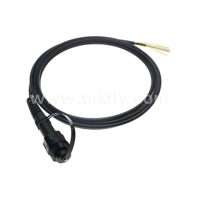 SM/MM MPO Pigtail Patch Cord MTP คาเบิ้ลกระดาน ODVA-MPO/MTP กันน้ําสําหรับศูนย์ข้อมูล FTTX