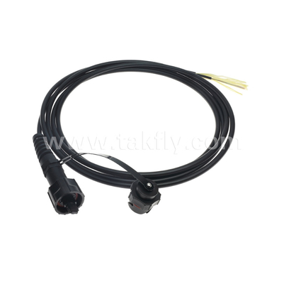 SM/MM MPO Pigtail Patch Cord MTP คาเบิ้ลกระดาน ODVA-MPO/MTP กันน้ําสําหรับศูนย์ข้อมูล FTTX