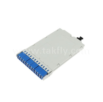 โมดูลเทปคาสเซ็ต MPO / MTP ที่สิ้นสุดล่วงหน้า MPO / MTP-LC 12C ไฟเบอร์ออปติกสำหรับศูนย์ข้อมูล FTTX
