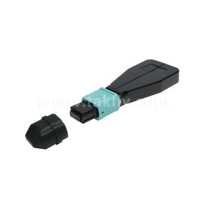 MPO/MTP Loopback Connector SM/MM คาเบลประกอบไฟเบอร์ออปติกสําหรับศูนย์ข้อมูล FTTX