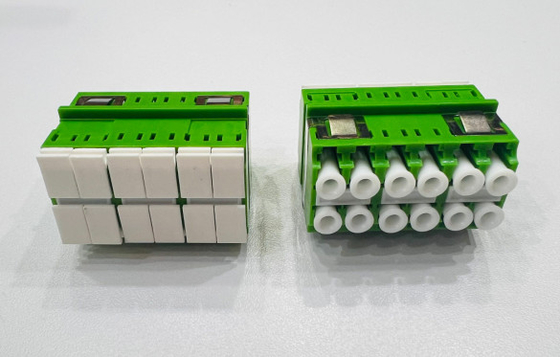 12 Port High Density LC Adapter Single Mode และ Multimode สําหรับเครือข่าย