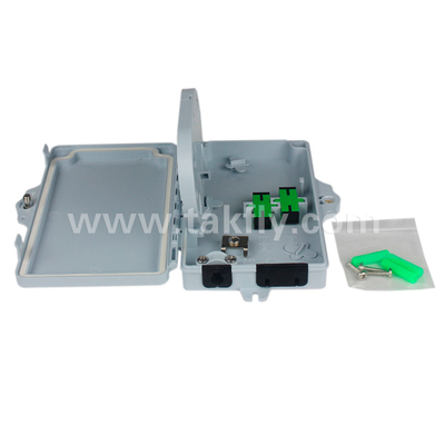 FTTx 2-Port Termination Box สําหรับสายไฟเบอร์ออปติก กันน้ํา กันฝุ่น