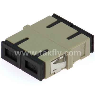SC Adapter Cable Coupler APC/UPC สายใยออฟติก ซิมพล็กซ์/ดับเพล็กซ์ สําหรับศูนย์ข้อมูล FTTH Multicore