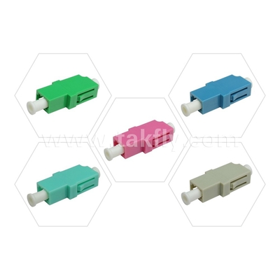 ไฟเบอร์ออปติก แอดป์เตอร์เคเบิลคัพเลอร์ LC APC/UPC SM/MM ซิมเพล็กซ์/ดูเพล็กซ์/ควาด/6 ทาง/8 ทาง สําหรับศูนย์ข้อมูล FTTH