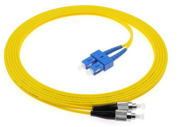 3.0mm SC-FC Simplex/Duplex Fiber Optic Patch Cord สําหรับการเชื่อมต่อที่เรียบร้อยในสภาพแวดล้อมที่รุนแรง