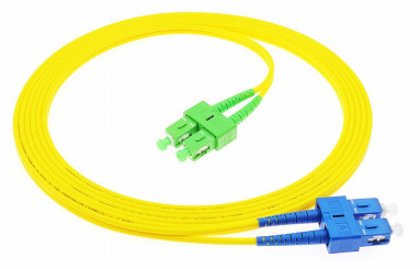 3.0mm กว้างเคเบิล SC-SC สายพับปลาทช์ไฟเบอร์ออปติกซิมพล็กซ์/ดับเพล็กซ์ ด้วยความสูญเสียกลับ UPCSM≥50dB APCS≥60dB