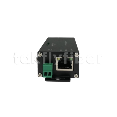10 100 1000M เครื่องแปลงสื่ออุตสาหกรรมชนิดเล็ก พร้อม Port SFP สําหรับการใช้งานอุณหภูมิสูง