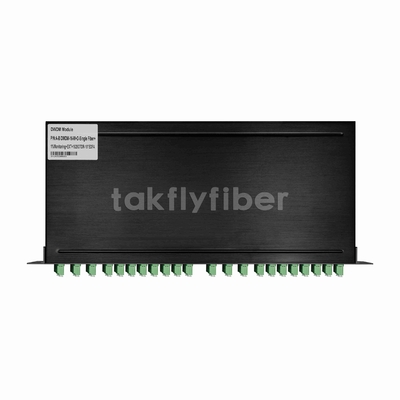 16CH DWDM MUX DEMUX พร้อมจอและ Port ขยาย 1625nm OTDR และ EDFA