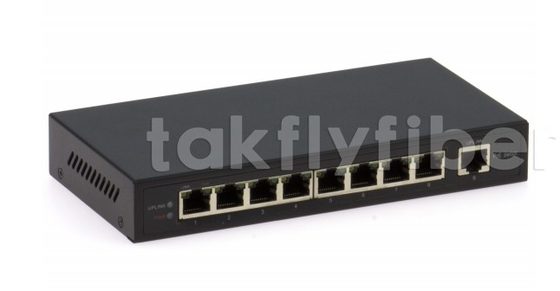 DF-1E-8EP 8-Port 10/100Mbps สวิตช์อีเทอร์เน็ตรวดเร็วด้วยความชื้นที่ไม่แข็ง 0-95%