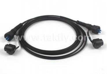 ODVA สายพับกันน้ํา 4.5-8.0nm ความทนทานของเคเบิล ≤ 0.2dB กับเคเบิลออปติก