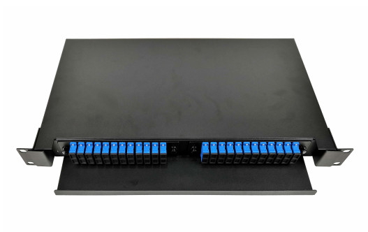 ODF-RS48B Fiber Optic Patch Panel SC DX สําหรับการกระจายและบริหารไฟเบอร์ในเครือข่ายโทรทัศน์