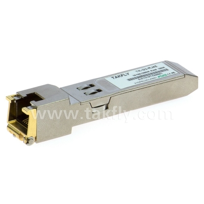 10/100BASE-T ทองแดง SFP Transceiver รองรับ SFP-Based Switch100Base-FX Port กับ APC Polishing Type