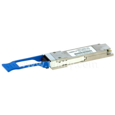 ด้านลูกค้า 100Gbps 10KM QSFP28 LR4 กับ DDM Transceiver ความยาวไฟเบอร์พลังงานสูง 1m