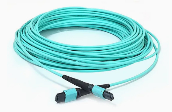 8/12/24core 2m-50m ความหนาแน่นสูง PVC/LSZH UL การรับรองหญิง/ชาย MPO-MPO Sm Om3 Om4 Om5 กระโปรงเคเบิล แพทช์คอร์ด ไฟเบอร์ออปติก จัมเปอร์