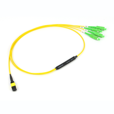 12/24/48/96/144 คอร์ LC SC FC MPO MTP กระดานกระดานกระดานกระโดด สายไฟเบอร์ออปติก Patchcord