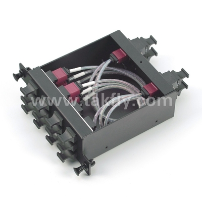 แผนการใหม่ MPO ความหนาแน่นสูง แพทช์แพนเนลและ Rack Mount ของขนาดเล็ก, น้ําหนักเบา, ทนต่อแรงกระแทก