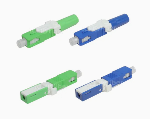LC Connector Style SC Fast Connector for FIBER OPTIC CABLE กว้างเส้นใย 0.125 มม