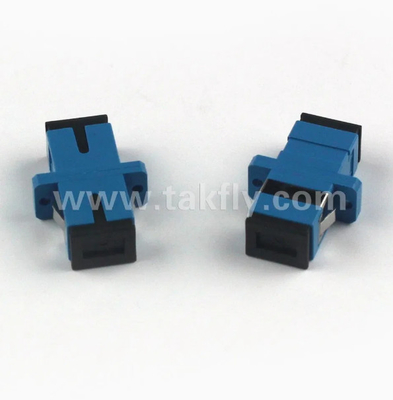 RoHS ที่สอดคล้องกับ FTTH SC Simplex Duplex Fiber Optic Adapter อุปกรณ์ปรับเปลี่ยนไฟเบอร์ออปติก อุณหภูมิการทํางาน -40- 85C ความสูญเสียการกลับ ≥45dB