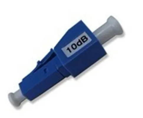LC UPC/APC 3, 5, 10, 15, 20dB เครื่องลดความหนาของเส้นใยแสงเพศชาย-เพศหญิงที่มีร่างโลหะ