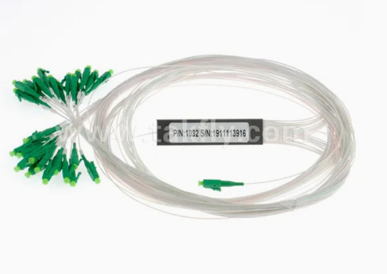 G657A1 ไฟเบอร์ประเภท Pre-Connector LC 1X8 900um มินิหลอดเหล็ก ไฟเบอร์ออปติก PLC Splitter PDL≤0.4dB