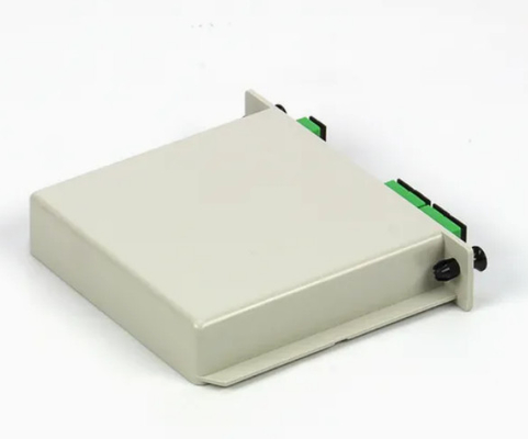 1x4 FTTX Gpon Fiber Casette ประเภท LGX PLC Splitter พร้อมเครื่องเชื่อม Sc/APC ความน่าเชื่อถือและความมั่นคงสูง