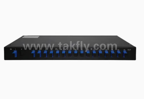 Gpon Epon 32 Port Rack Mount Fiber Optical Splitter Sc/APC Connector ความน่าเชื่อถือและความมั่นคงสูง