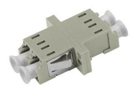 กว้างเส้นใย 125μm APC LC Adapter ด้วยชนิดการเคลือบ