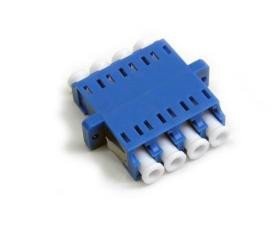 กว้างเส้นใย 125μm APC LC Adapter ด้วยชนิดการเคลือบ