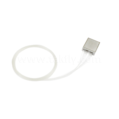 ประเภทอุตสาหกรรม 16CH Ultra Compact DWDM Mux Demux, 100GHz C18-C48, ความยาวคลื่นแม่นยําสูง, Outlet ไฟเบอร์แบบเดียว