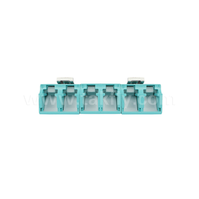 APC Polishing 6 Port LC Quad Dust Proof Adapter V2 สําหรับการเชื่อมต่อไฟเบอร์ออปติกที่รวดเร็วและแม่นยํา