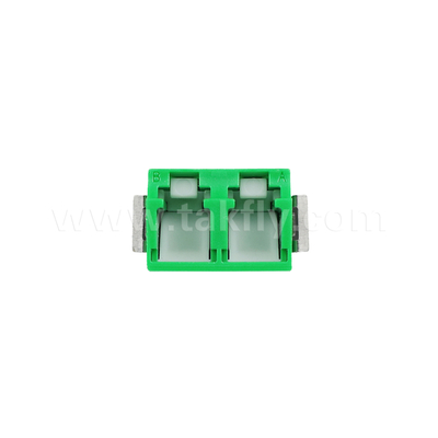 LC Duplex Fiber Optic Adapter Single Mode APC UPC ไม่มีฟลานจ์
